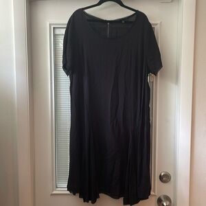 Torrid Frayed Edges Black Dress